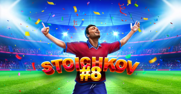 stoichkov #8 slot banner by amusnet