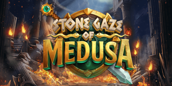 stone gaze of medusa slot banner by stakelogic