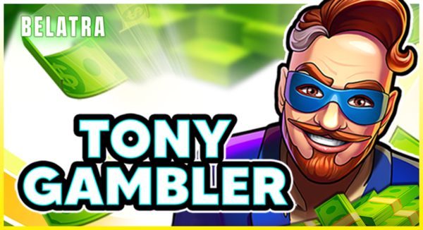 tony gambler slot banner by belatra games