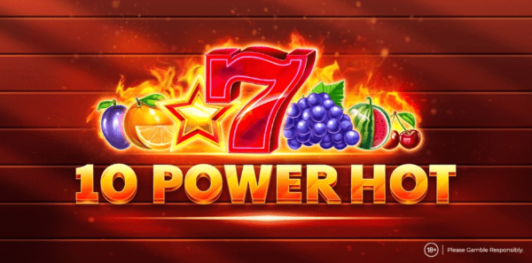 10 power hot slot banner by amusnet