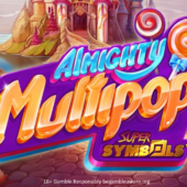 almighty multipop super symbols slot banner by raw igaming