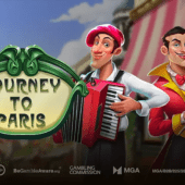 journey to paris slot banner by playn go