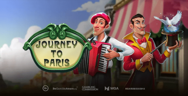 journey to paris slot banner by playn go