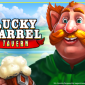 lucky barrel tavern slot banner by belatra games