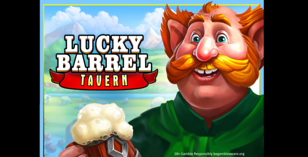 lucky barrel tavern slot banner by belatra games