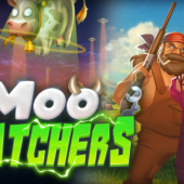 moo snatchers slot banner by kalamba games