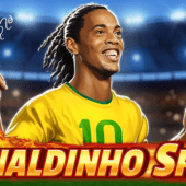 ronaldinho spins slot banner by booming games