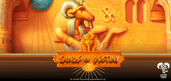 sands of destiny slot banner by peter and sons