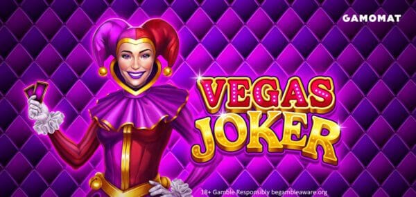 vegas joker slot banner by gamomat