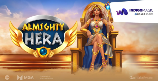 almighty hera slot banner by indigo magic