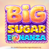 big sugar bonanza slot banner by stakelogic