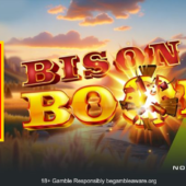bison boom slot banner by northern lights gaming