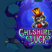 cheshire's luck slot banner by twin win games