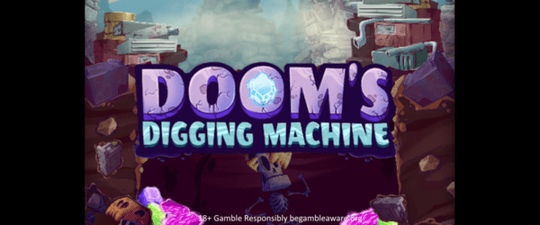 doom's digging machine slot banner by octoplay