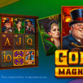 gold magnate slot banner by bgaming