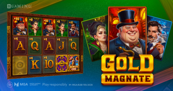 gold magnate slot banner by bgaming