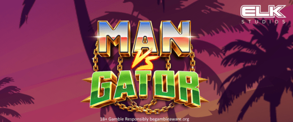 man vs gator slot banner by elk studios