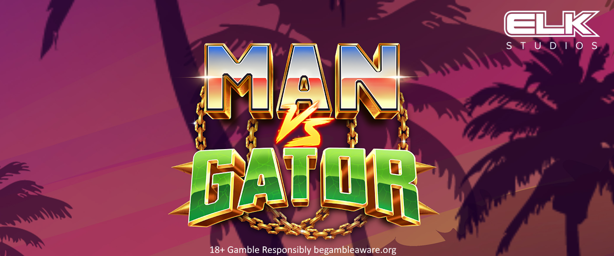 man vs gator slot banner by elk studios