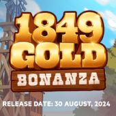 1849 gold bonanza slot banner by armadillo-studios