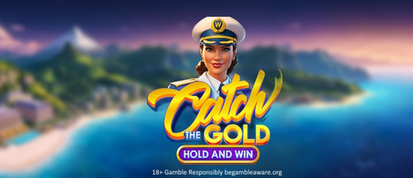 catch the gold hold and win slot banner by bgaming