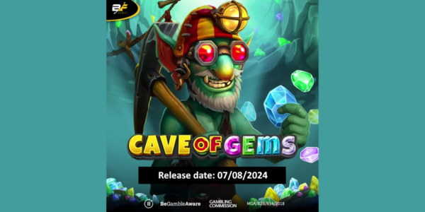 cave of gems slot banner by bf games