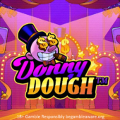 donny dough slot banner by hacksaw gaming