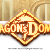 dragon's domain slot banner by hacksaw gaming
