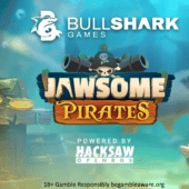 jawsome pirates slot baanner by bullshark games
