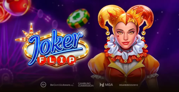 joker flip slot banner by playn go