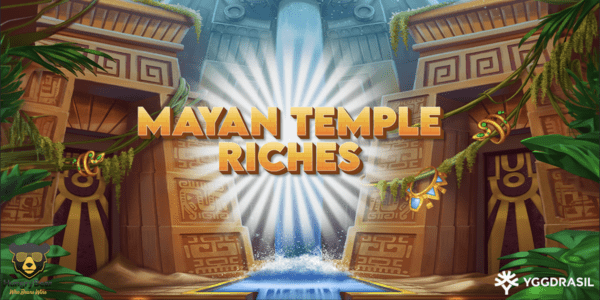 mayan temple riches slot banner by hungry bear