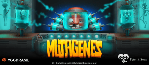 mutagenes slot banner by peter & sons