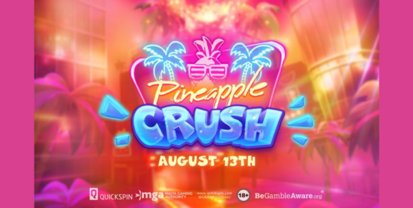 pineapple crush slot banner by quickspin
