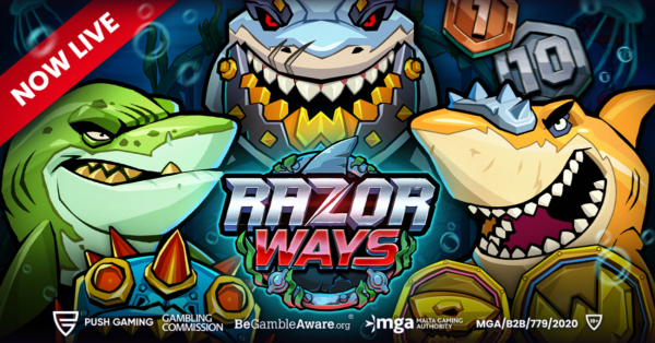 razor ways slot banner by push gaming