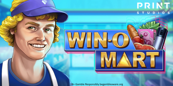win-o-mart slot banner by print studios