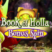 book of holla slot banner by holle games