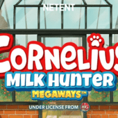 cornelius milk hunter slot banner by netent