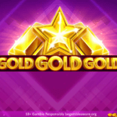 gold gold gold slot banner by booming games