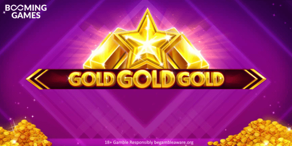 gold gold gold slot banner by booming games