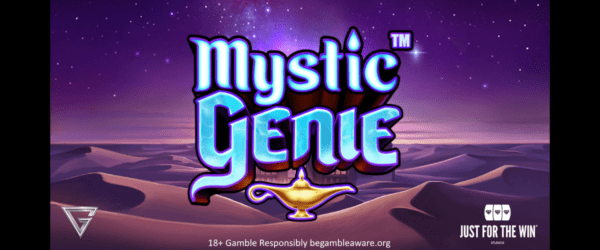mystic genie slot banner by just for the win