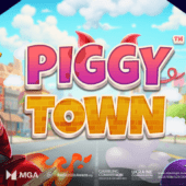 piggy town slot banner by stakelogic