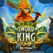 sword king slot banner by elvsium studios
