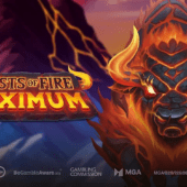 beasts of fire maximum slot banner by play'n go