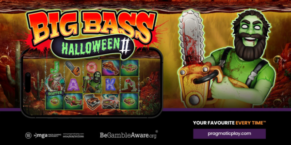 big bass halloween 2 slot banner by pragmatic play