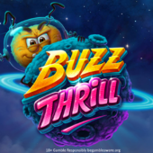 buzz thrill slot banner by dreamspin