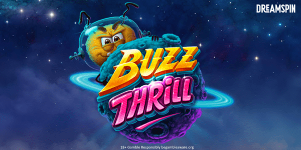 buzz thrill slot banner by dreamspin