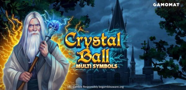 crystal ball multi symbols slot banner by gamomat