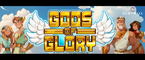 gods of glory slot banner by slotmill