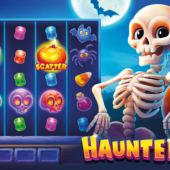 haunted reels slot banner by bgaming