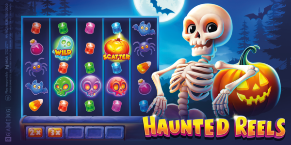 haunted reels slot banner by bgaming