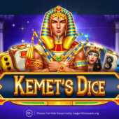 kemet's dice slot banner by amusnet